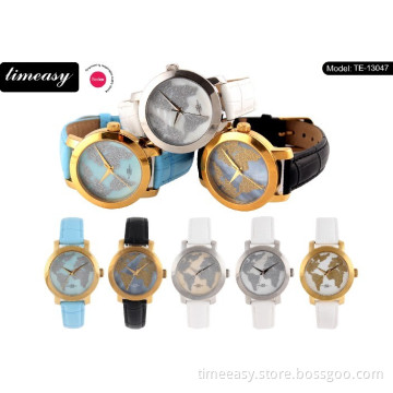 Fashion and Personality Watch with Leather Band (TE-2710)